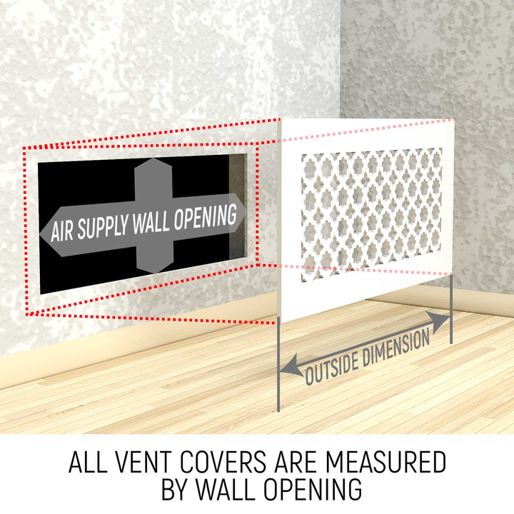 Charlotte Vent Cover - Gold Mirror Collection Air Vent Grille SABA Home Decor
