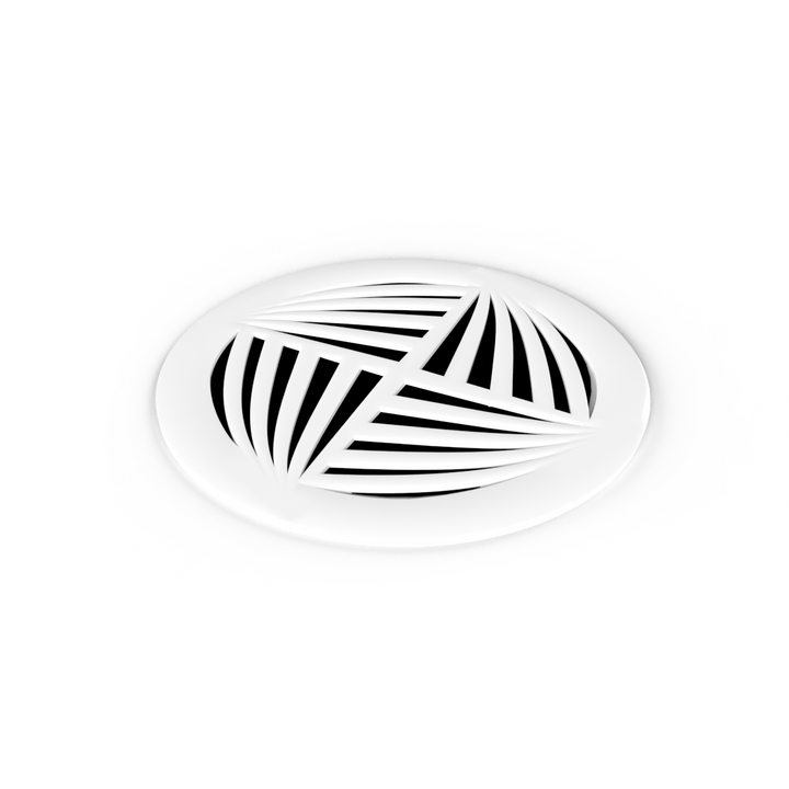 Aria Round Vent Cover - White Collection Air Vent Grille SABA Home Decor