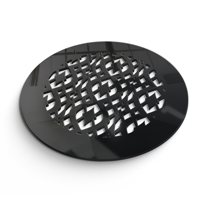 Charlotte Round Vent Cover -  Black Collection Air Vent Grille SABA Home Decor