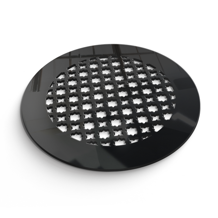 Venetian Round Vent Cover - Black Collection Air Vent Grille SABA Home Decor