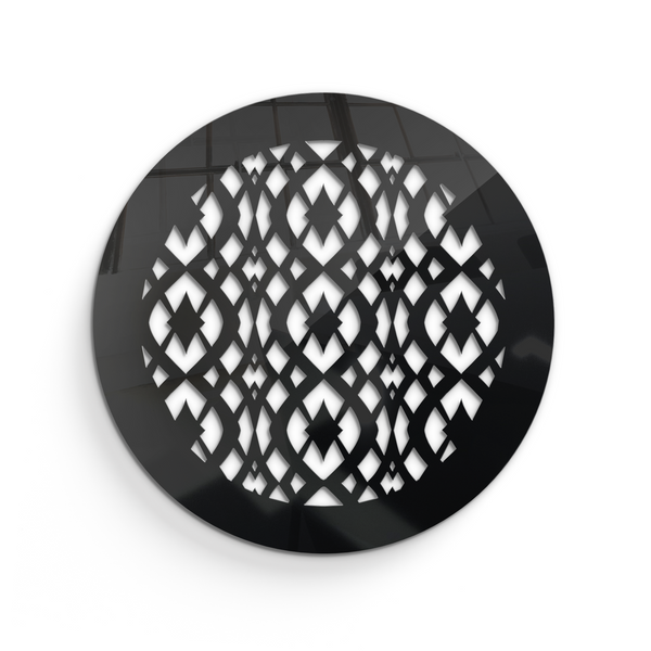Charlotte Round Vent Cover -  Black Collection Air Vent Grille SABA Home Decor
