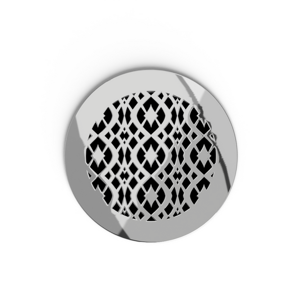 Charlotte  Vent Cover - Silver Mirror Collection