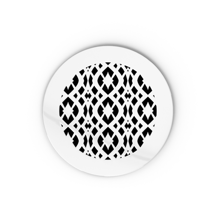 Charlotte Round Vent Cover-White Collection Air Vent Grille SABA Home Decor