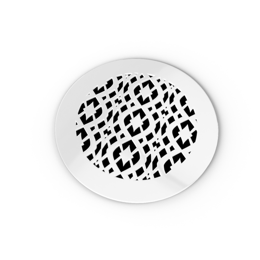 Charlotte Round Vent Cover-White Collection Air Vent Grille SABA Home Decor