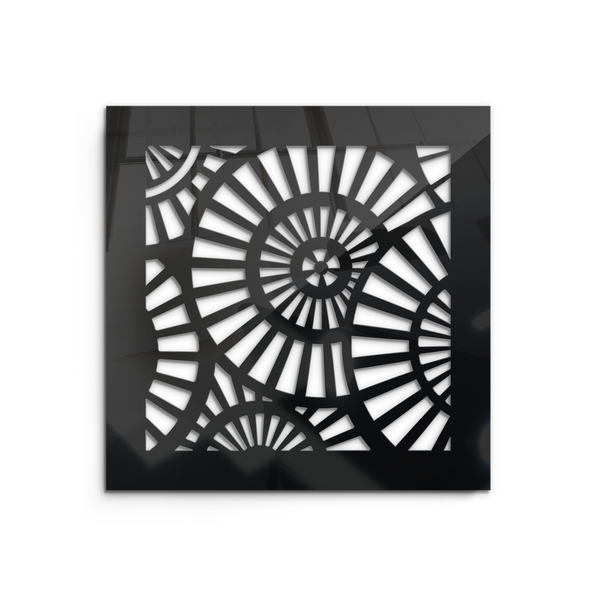Waterwheel Vent Cover - Black Collection Air Vent Grille SABA Home Decor