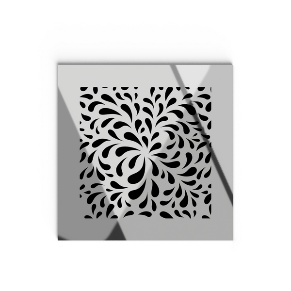 Jasmine Vent Cover - Silver Mirror Collection