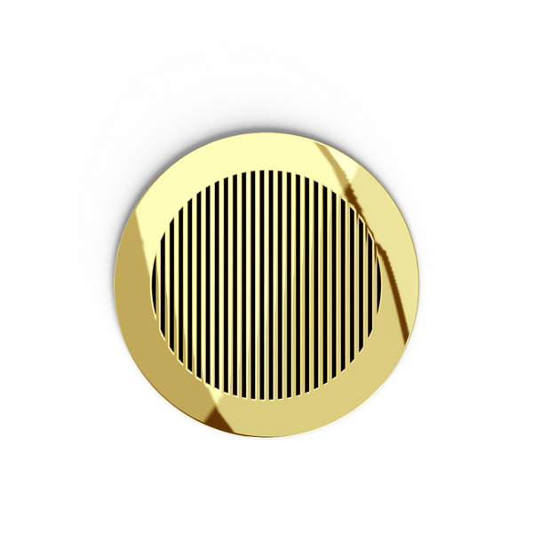 Katherine Round Vent Cover- Gold Mirror Collection