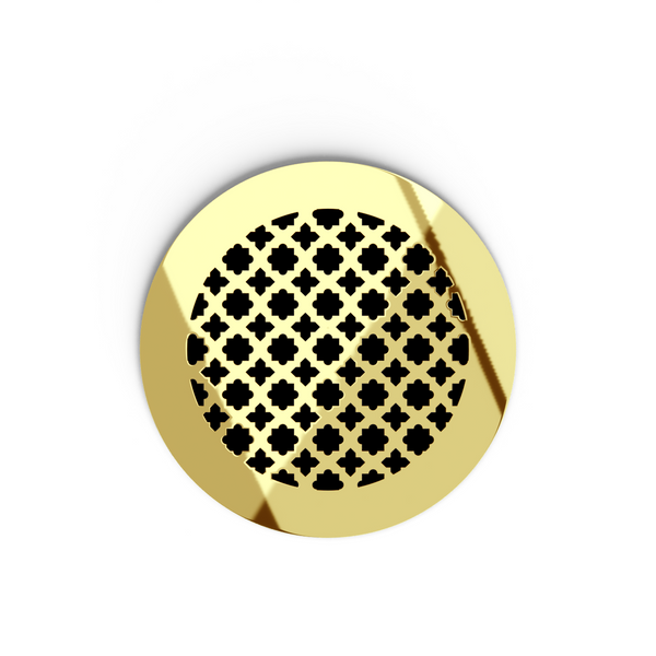 Venetian Round Vent Cover - Gold Mirror Collection