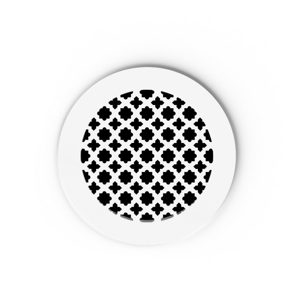 Venetian Round Vent Cover-White Collection Air Vent Grille SABA Home Decor