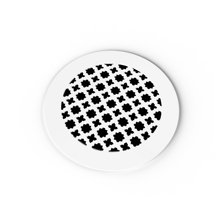 Venetian Round Vent Cover-White Collection Air Vent Grille SABA Home Decor