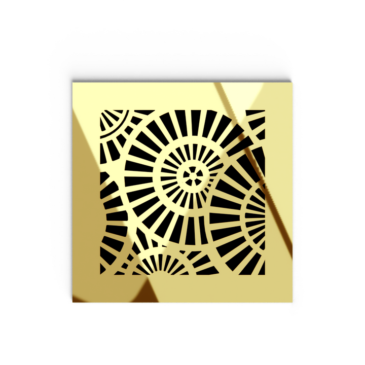 Waterwheel Vent Cover - Gold Mirror Collection