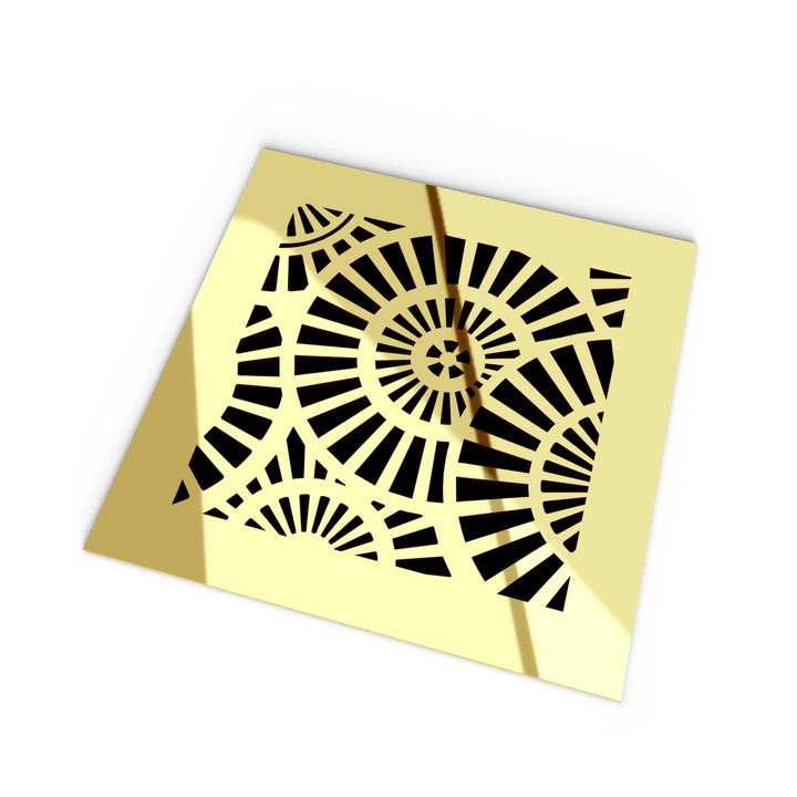 Waterwheel Vent Cover - Gold Mirror Collection