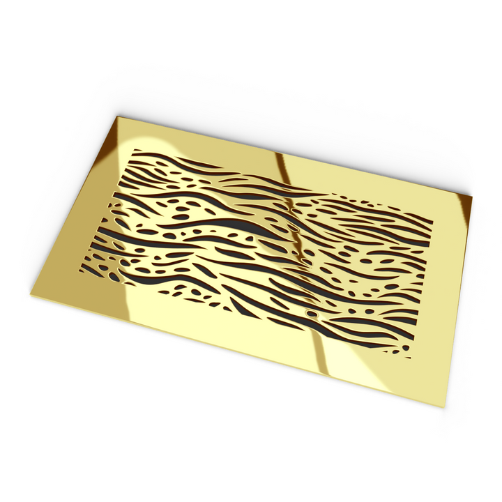 Waves Vent Cover - Gold Mirror Collection