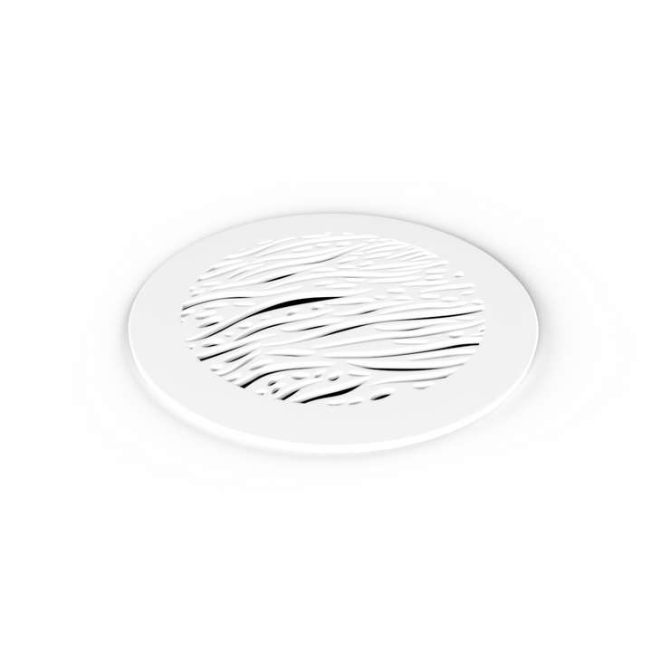 Waves Round Vent Cover - White Collection Air Vent Grille SABA Home Decor