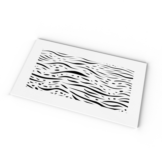 Waves Vent Cover - White Collection