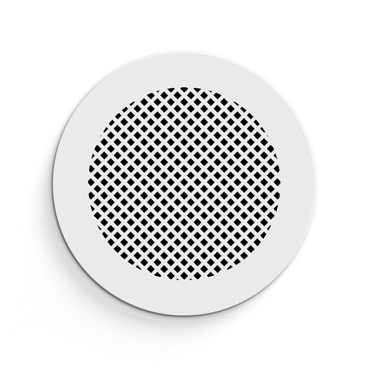 Giovanna Round Vent Cover - White Collection  SABA Home Decor