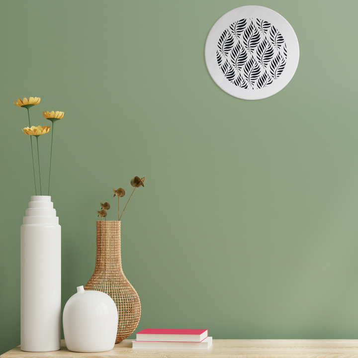 Savannah Round Vent Cover - White Collection Air Vent Grille SABA Home Decor