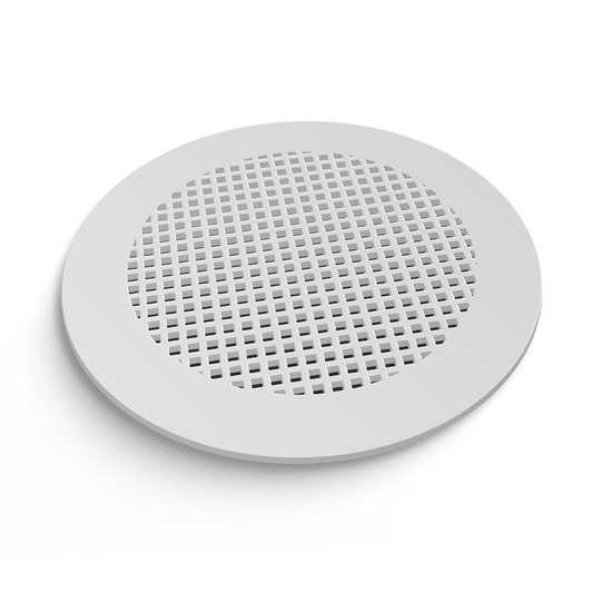 Giovanna Round Vent Cover - White Collection  SABA Home Decor