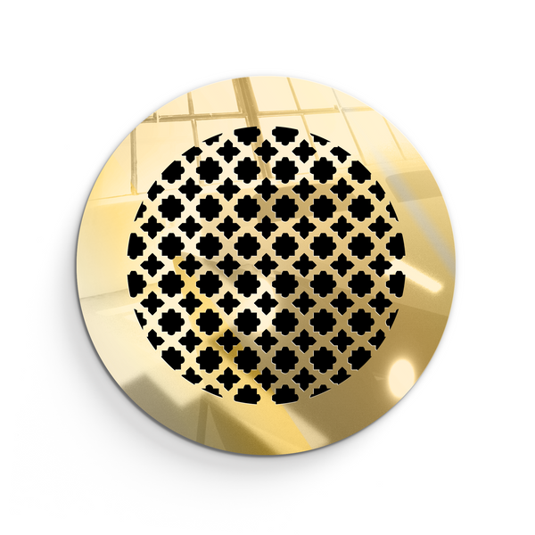 Venetian Round Vent Cover - Gold Mirror Collection JL Air Vent Grille SABA Home Decor