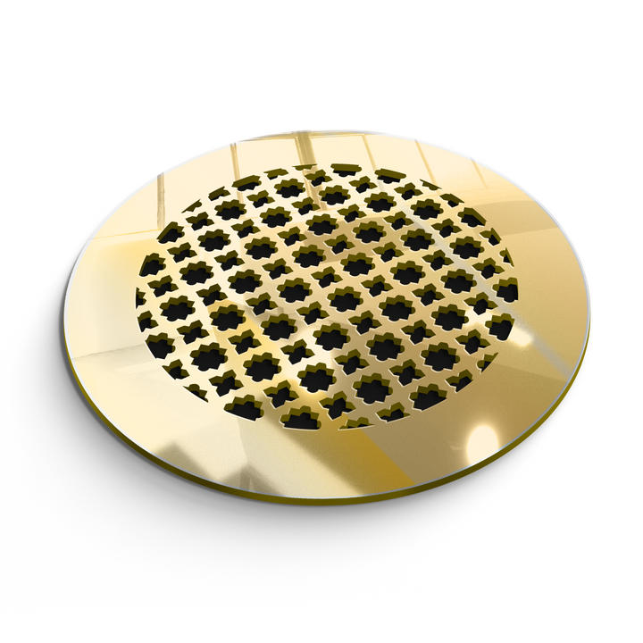 Venetian Round Vent Cover - Gold Mirror Collection JL Air Vent Grille SABA Home Decor
