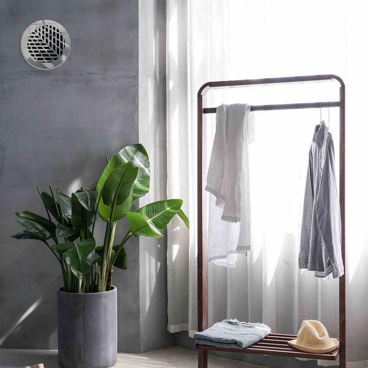 Vivian Vent Cover Silver Mirror Collection