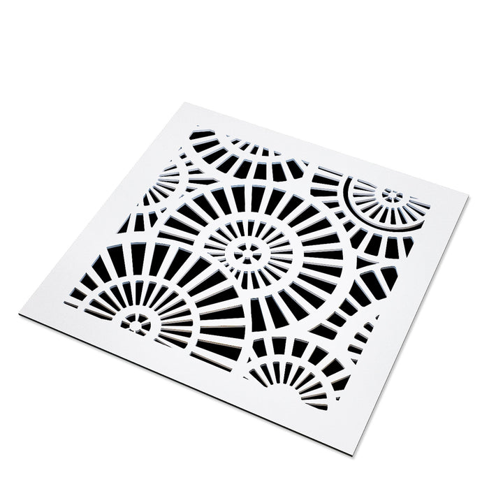 Waterwheel Vent Cover - White Collection Air Vent Grille SABA Home Decor