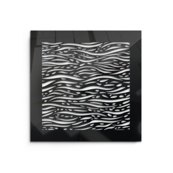 Waves Vent Cover - Black Collection Air Vent Grille SABA Home Decor